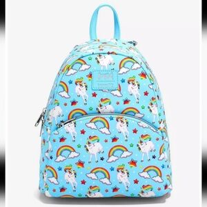 NWT Lisa Frank x Loungefly unicorn mini backpack